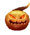 Helm M Pumpkin King